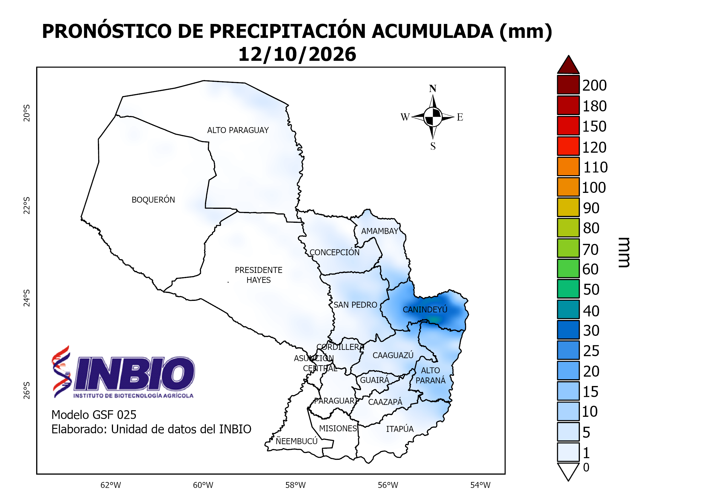 Mapa 12 de OCTUBRE