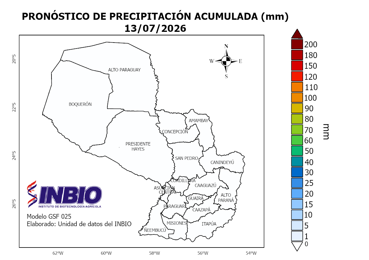 Mapa del 13 Julio