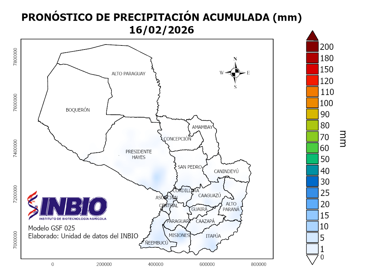 Mapa del 16 de febrero