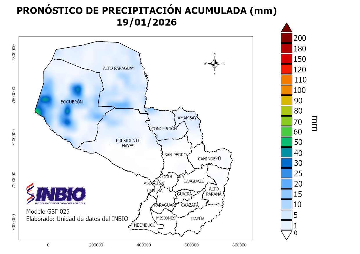 Mapa del 19 de enero