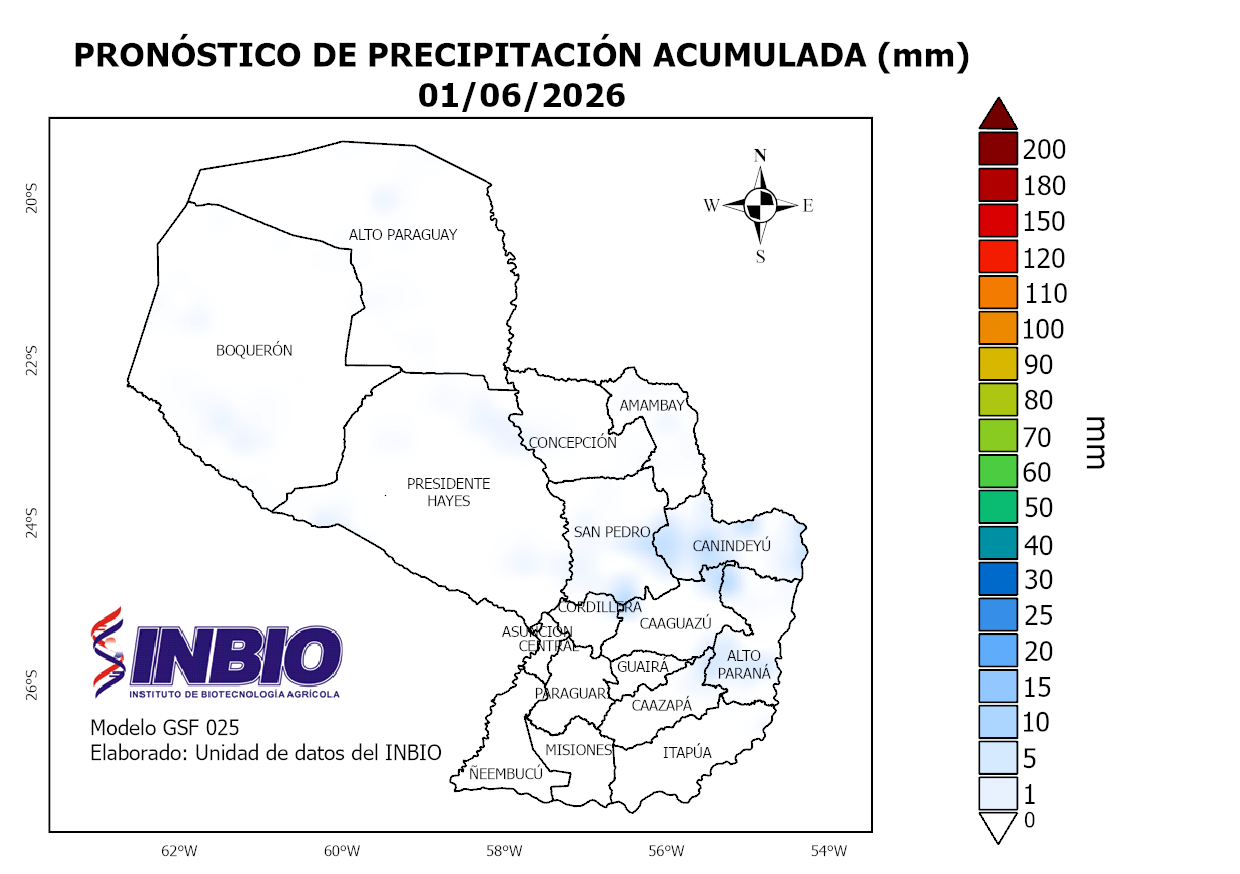 Mapa del 1 Junio