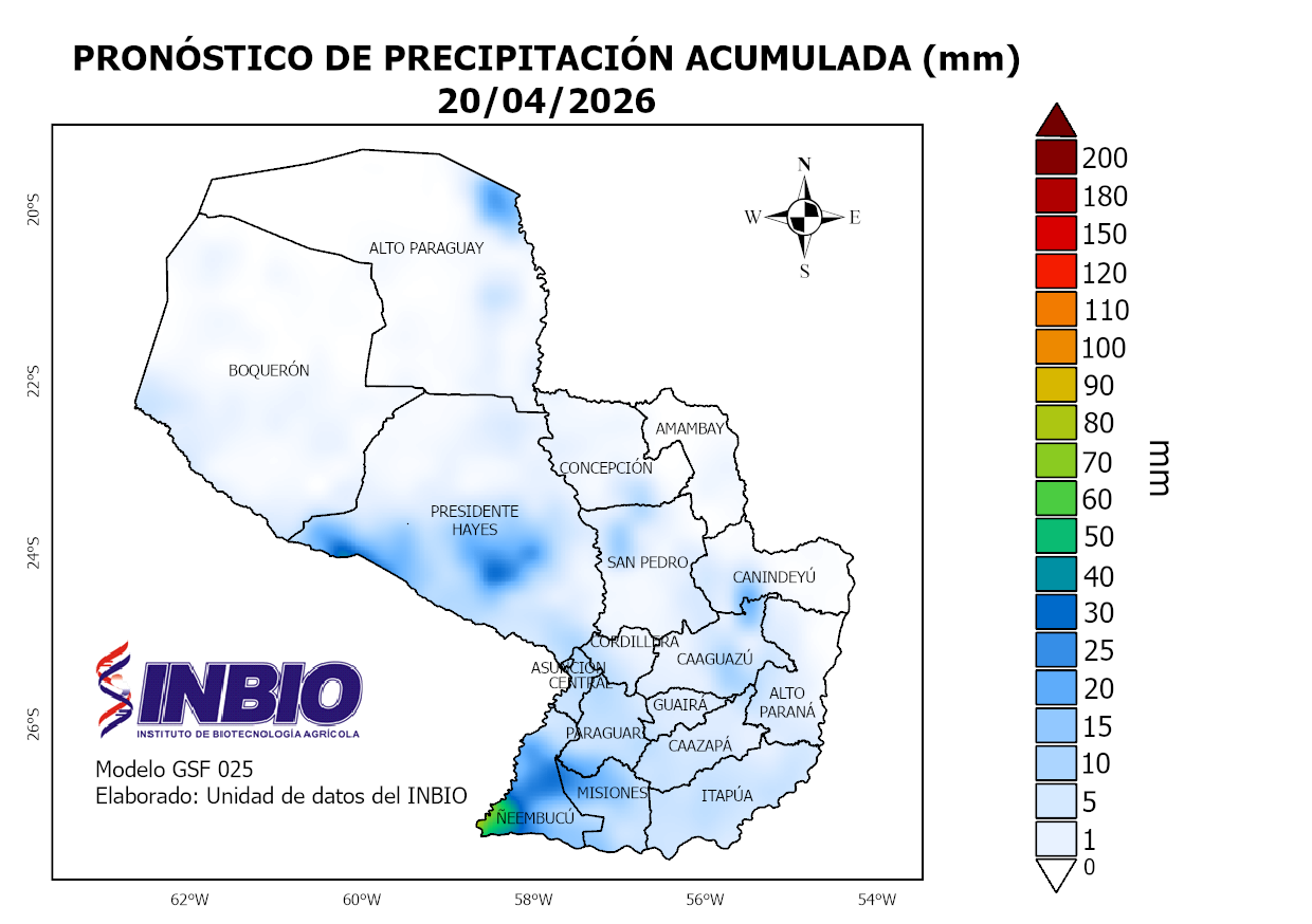 Mapa del 20 de abril