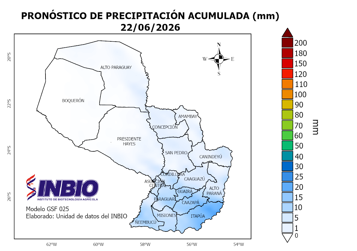Mapa del 22 Junio