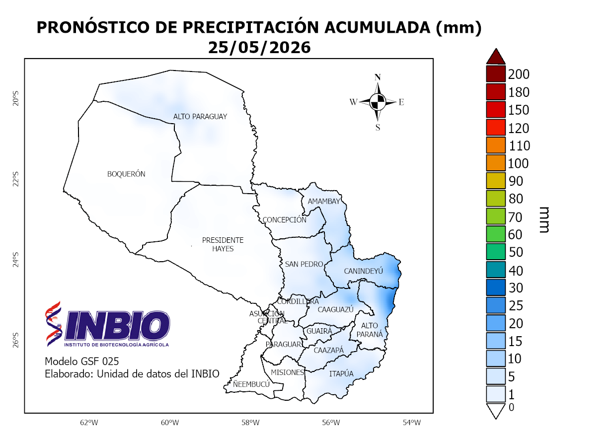 Mapa del 25 Mayo