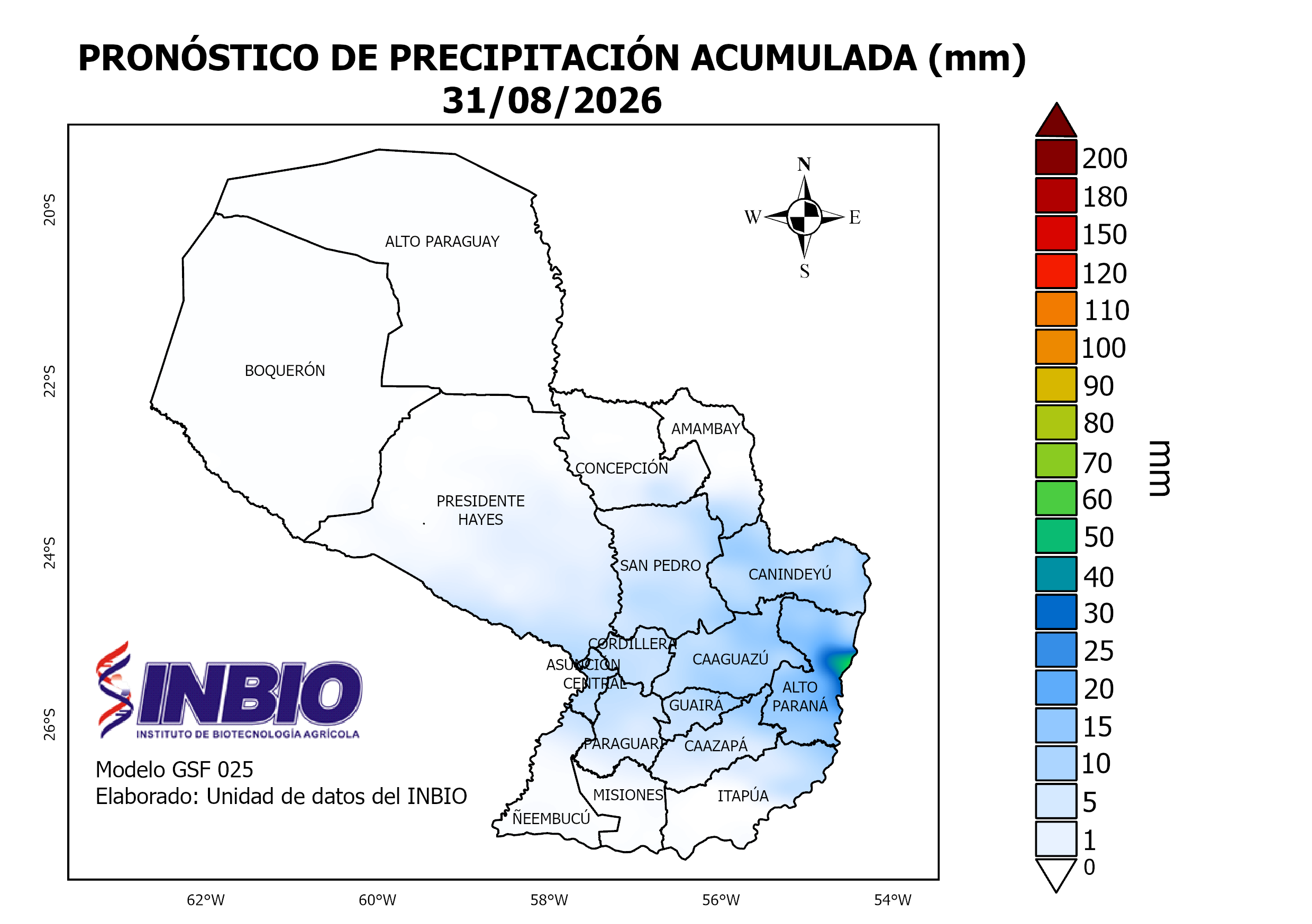 Mapa del 31 Agosto