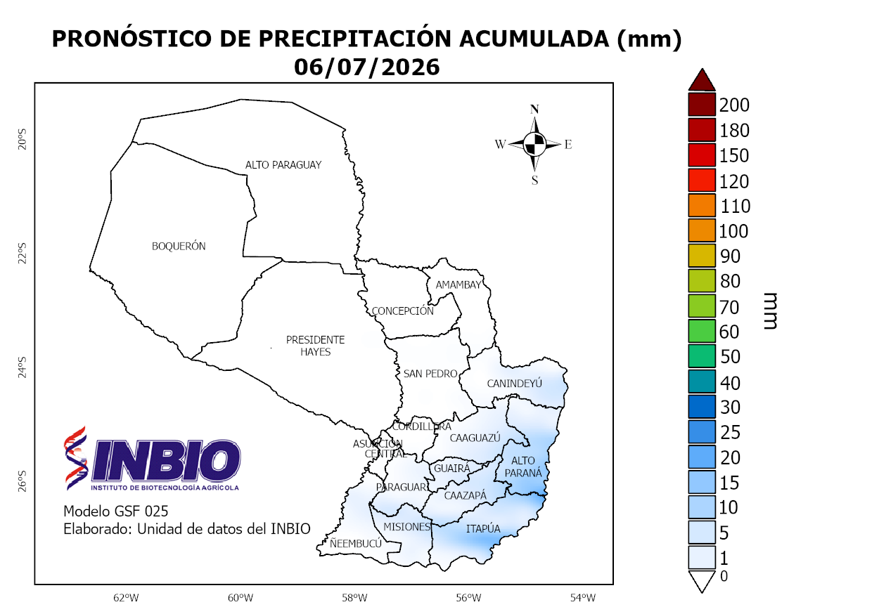 Mapa del 6 Julio