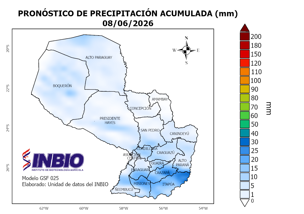 Mapa del 8 Junio