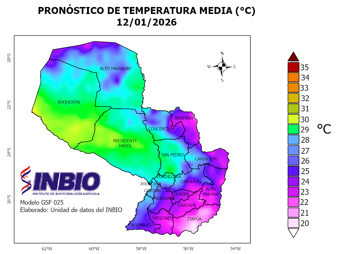 Mapa del 12 de enero