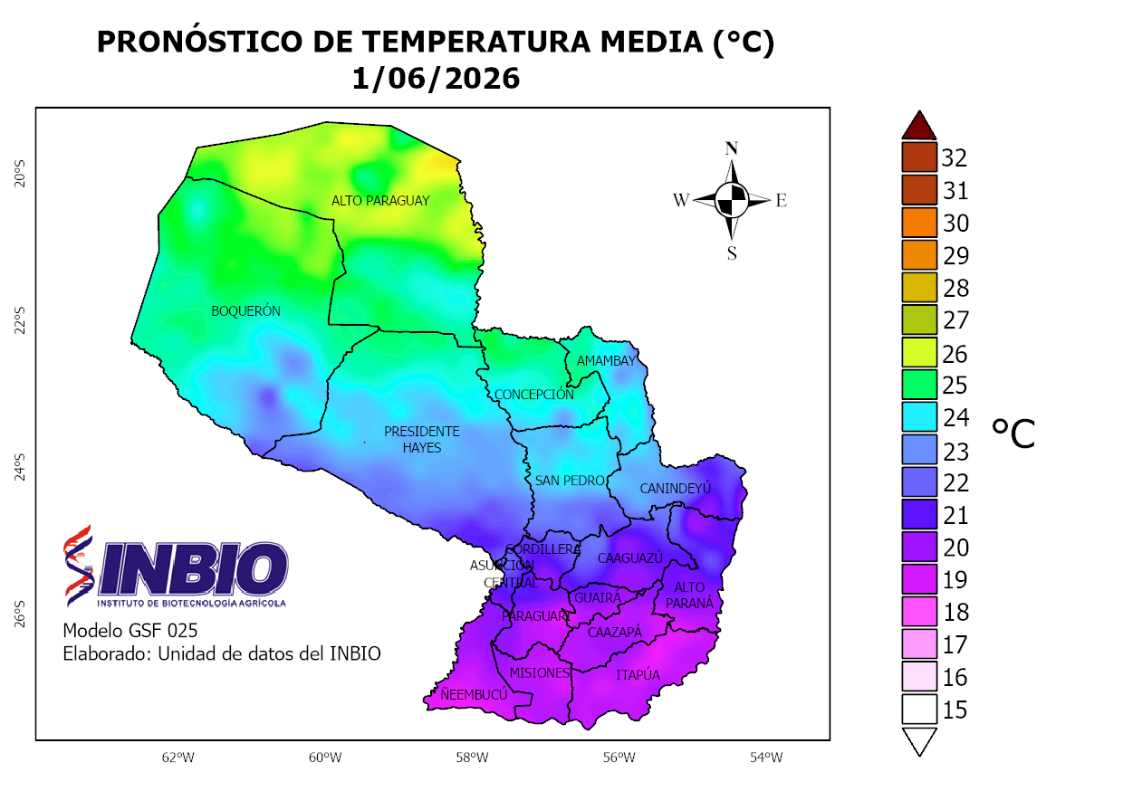 Mapa del 1 de junio