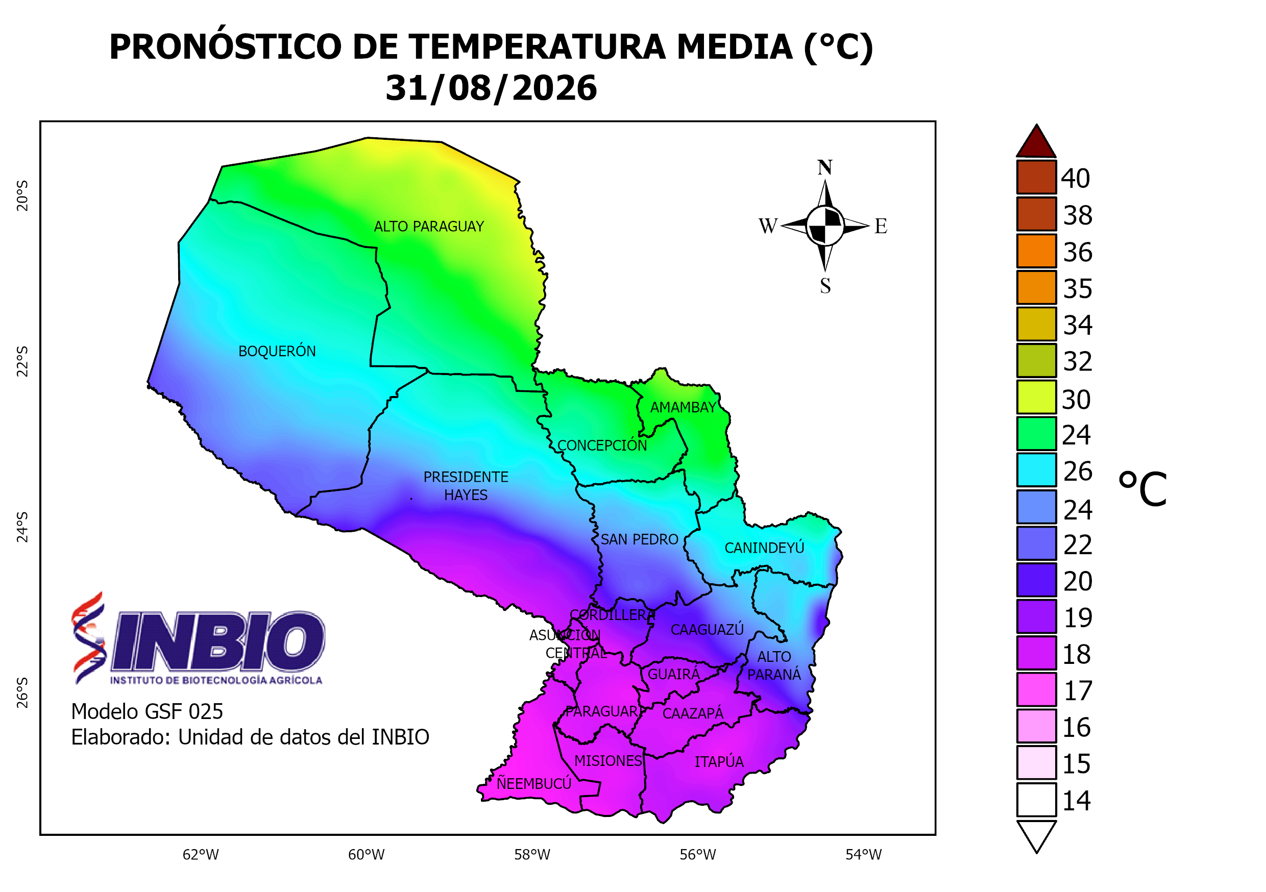 Mapa del 31 de Agosto